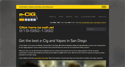 Desktop Screenshot of ecigcreations.com